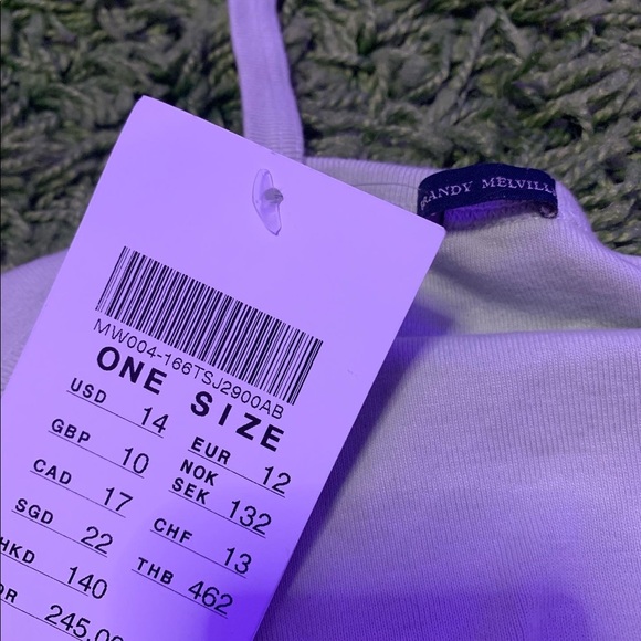 Brand new with tags brandy Melville halter tank - Picture 2 of 3